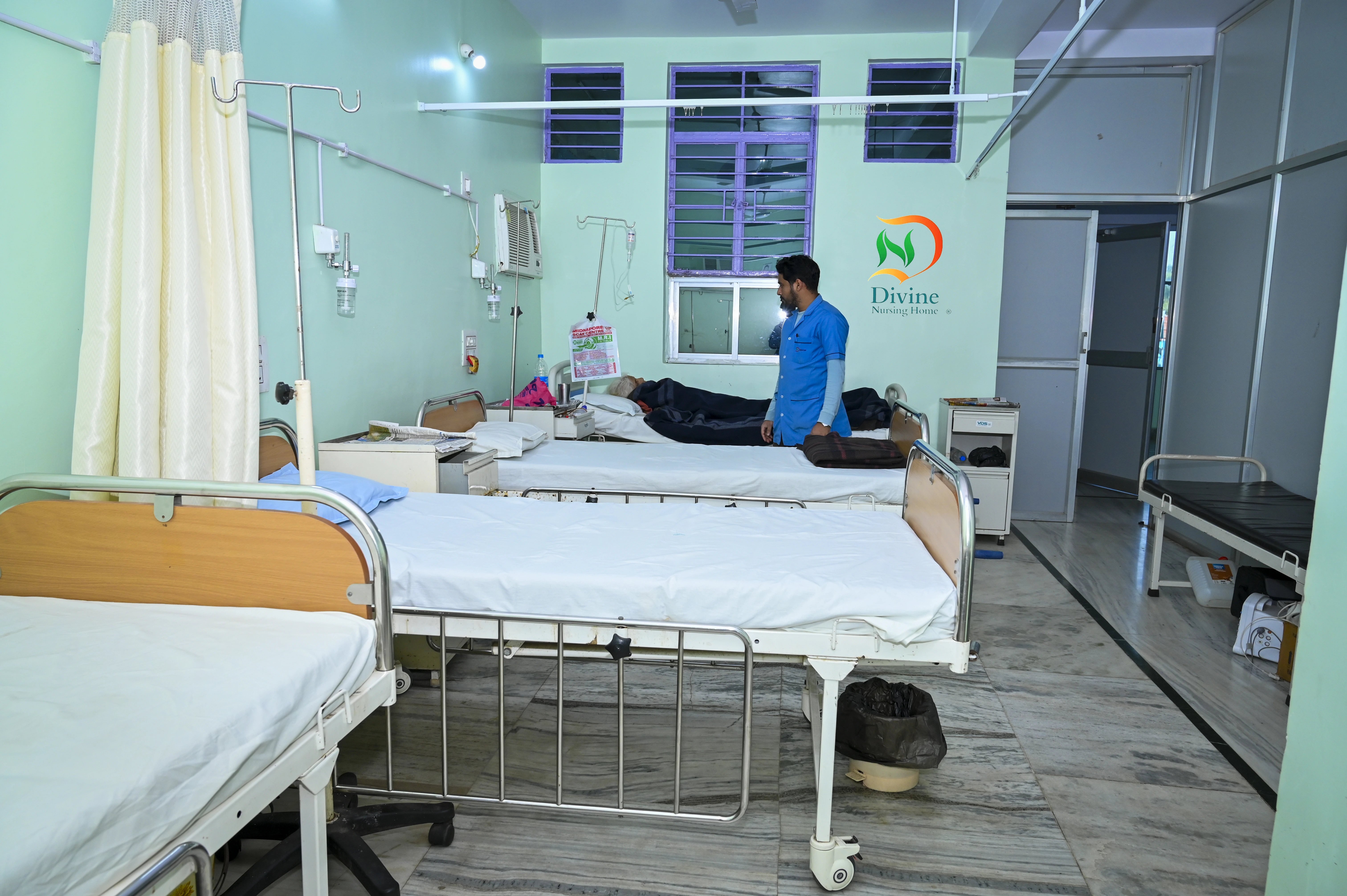 General ward facility at Divine Nursing Home in Kharagpur